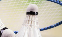 Badminton-Doppel 